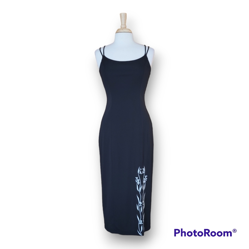 Fashion 1001 Nights Body Con Black Party Prom Evening Dress. Size 6/8 - Picture 2 of 10